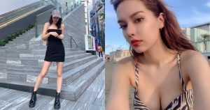 高挑的美日混血正妹「Sofia」，穿上豹紋比基尼「有夠挑逗」！【EV棋牌】-EV棋牌