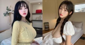 身材太驚人！白皙正妹側身「蹦出巨大胸器」險些走光好害羞【EV棋牌】-EV棋牌