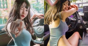 猛體女駕駛「毛咪Catty」包屁下空就上路,「絕挺翹臀」讓乘客超暈!【EV棋牌】-EV棋牌