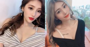 美豔女神「妮莎Nisa」穿上火辣深V裝，「誘人的事業線」太極品了！【EV棋牌】-EV棋牌