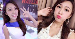 資訊展又見人氣正妹!甜美鄰家女孩SG「大露蜂腰」.笑容清甜身材也好養眼!【EV棋牌】-EV棋牌