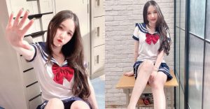 甜美女高生「蕭予瑄」淘氣露玉腿,「稚嫩美體」收刮兒童節禮物!【EV棋牌】-EV棋牌