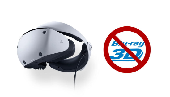PSVR2 不支持 3D 蓝光功能