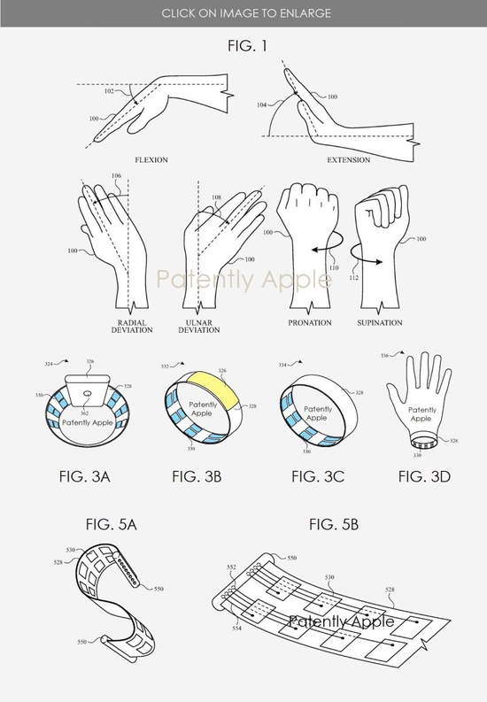 苹果新专利:未来 Apple Watch 可检测手势及 EMG 信号,以搭配 VR 手套使用