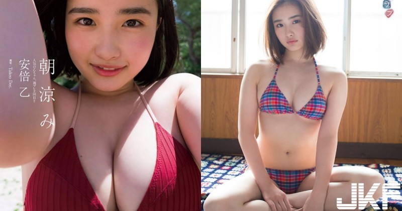 竟有巨乳版「E奶石原里美」!嫩妹日本爆紅「白嫩胴體」火辣巨乳還只有18歲!