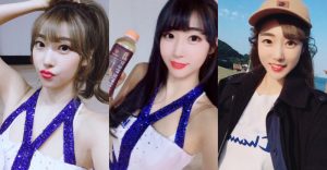 啦啦正妹窄裙大秀「嫩白美腿」，奶力四射晃不停！看台觀眾嗨翻了！【EV棋牌】-EV棋牌