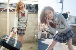 金髮辣妹女高中生「古川優奈」燦爛笑容女友感十足　全身散發滿滿青春活力【EV棋牌】-EV棋牌