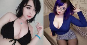 實在太虐了!巨乳Coser「奶比臉還大」 萌系角色瞬間變得超殘暴【EV棋牌】-EV棋牌