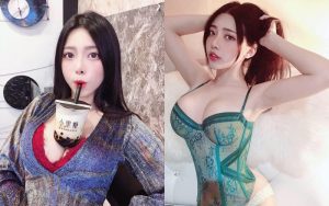 酥胸甜心「Iris霍萱」跟風挑戰「放手喝珍奶」　渾圓飽滿八字奶「完美頂住」感覺超方便【EV棋牌】-EV棋牌