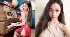 健美女孩「Shasha 刷刷」穿性感睡袍彈琴！「白皙雪乳+螞蟻腰」讓人著迷！【EV棋牌】-EV棋牌