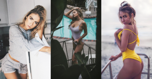 是她！「豪乳妹」雙頭燈太閃讓人忍不住偷拍　辣模身分遭起底裸照曝光【EV棋牌】-EV棋牌