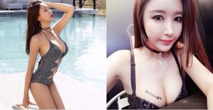 借放一下!正妹「重量級」奶球往桌上擺,衣服撐不住「又白又嫩」從中蹦開!【EV棋牌】-EV棋牌