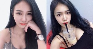 巨乳正妹挑戰「放手喝珍奶」，「超兇暴乳量」果然能立刻Hold住！【EV棋牌】-EV棋牌