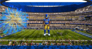 职业 NFL 球队洛杉矶公羊队在 SoFi 体育场推出超大规模 AR 体验【EV棋牌】-EV棋牌