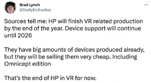 传惠普将退出 VR 业务，已低价甩卖 VR 头显【EV棋牌】-EV棋牌