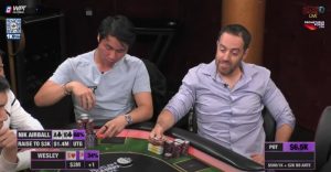 【EV扑克】讨论 | 大胆的举动,视频博主用A-High重锤60万对抗顶Set【EV棋牌】-EV棋牌