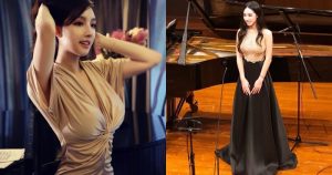 氣質優雅顏值出眾的「巨乳女高音」!爆乳禮服艷壓全場,日常穿搭狂秀「S曲線」!【EV棋牌】-EV棋牌