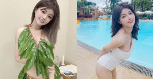 超萌主持人小花姐接穿「樹葉衣」甜問:還沒吃粽子嗎?【EV棋牌】-EV棋牌