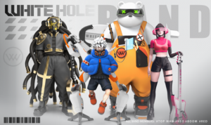 来自白洞宇宙的虚拟乐队“WHITE HOLE”登陆2023潮流艺术玩具展【EV棋牌】-EV棋牌