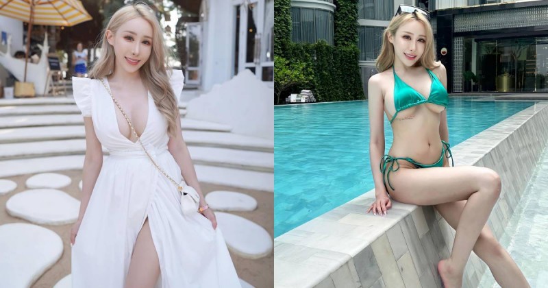 金髮辣妹「陳潔兒Yui」度假狂秀好身材！比基尼包不住「兇猛E奶」！【EV棋牌】-EV棋牌