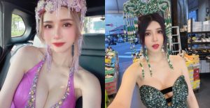 洋娃娃禮生「小羚蹦啾」氣質出席廟會活動　火辣身材引起關注【EV棋牌】-EV棋牌