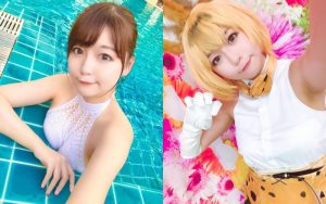 超萌系Coser「千都ちひろ」櫻桃小嘴嘟起來超可愛 細緻「雪白蜜腿」更是肉感十足啊【EV棋牌】-EV棋牌