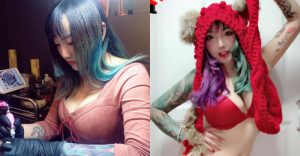 上海「巨乳刺青師」低胸上工太火辣　私下自拍照尺度超大！【EV棋牌】-EV棋牌