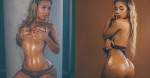 妹子「露出癖發作」上衣越剪越短變裝飾　手一抬「雙乳球」直接霸氣見客【EV棋牌】-EV棋牌