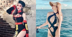 性感美甲師「天燈妹」化身火辣小殭屍 網友:吸我的血吧!【EV棋牌】-EV棋牌