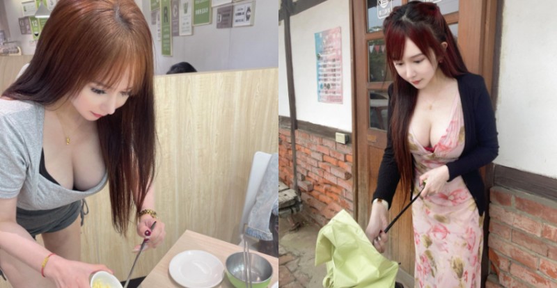 精靈系女孩「蔡粉粉」爆乳吃火鍋　頓時變成牛奶鍋口味！【EV棋牌】-EV棋牌
