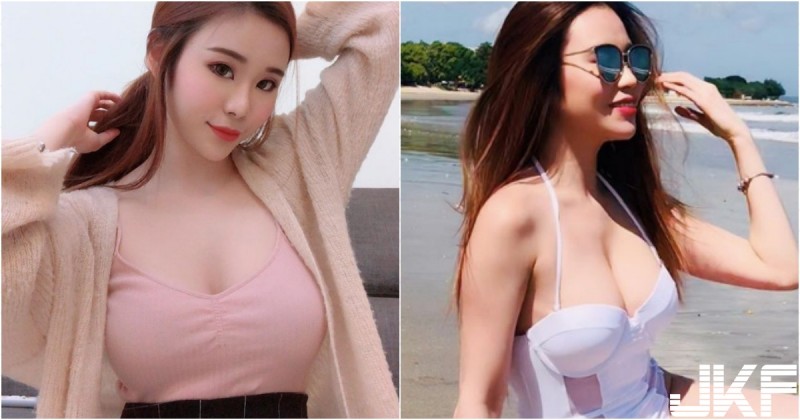 猛猛der！「粉紅大奶妹」海邊出沒大秀胸器！「事業線深又長」雪白飽滿都快掉出來！【EV棋牌】-EV棋牌
