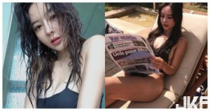 太性感啦！氣質型「白嫩美乳」正妹沙灘曬乳「側邊偷偷掉出來」！反差感讓人受不了！【EV棋牌】-EV棋牌