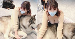 媚眼正妹「米亞亞Mia」超有愛環抱,「白嫩美乳」緊貼犬背 粉絲嘆:「來世不當人了」【EV棋牌】-EV棋牌