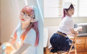 泰國偶像正妹「???」二次元眼鏡造型激萌 說是從動漫走出來我也信啊【EV棋牌】-EV棋牌