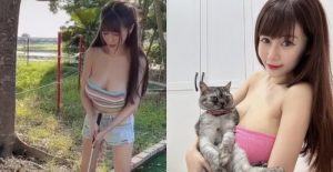 巨乳甜心「安希Anxi」挺兩顆大白球打小白球 讓人想一桿進洞【EV棋牌】-EV棋牌