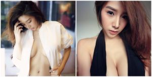 快攻她中路！「爆乳正妹」身材火辣，中空襯衫直接讓奶奶出來透氣，實在太犯規啦！【EV棋牌】-EV棋牌