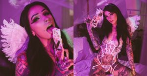 墮落天使！刺青辣妹全身上下佈滿狂野紋身　火辣胴體讓人不小心淪陷【EV棋牌】-EV棋牌