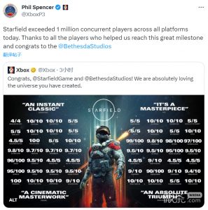 《星空》所有平台同时在线玩家数量突破百万详情【EV棋牌】-EV棋牌