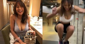 小麥肌辣妹「Boss」跳床狂震巨乳　是不是因為這樣才地震？【EV棋牌】-EV棋牌
