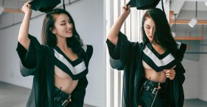 太兇不給畢業!高雄女大生「Effi」學士服下垂掛彈嫩南半球,教授真後悔沒當了她!【EV棋牌】-EV棋牌