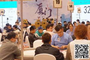 【EV扑克】HSPC厦门站迎着秋怡海风A组吸引180人参赛50人晋级,沈东黎坐拥31万记分牌成CL【EV棋牌】-EV棋牌