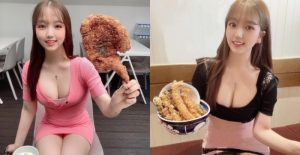 吃貨姐姐「윤블리 Yoonbly」吃完儲存在胸前 豐滿奶球負責熱量供給【EV棋牌】-EV棋牌