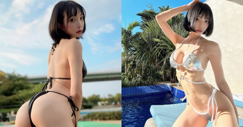 頂級蜜桃臀TSE來襲！丁字褲隊長「Maitei」甜美性感，比基尼順便秀G奶【EV棋牌】-EV棋牌