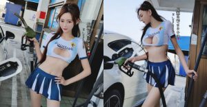 阿根廷正妹粉「長瀨昆妮」加油應援，「雙猛車燈」辣氣點燃加油站！【EV棋牌】-EV棋牌