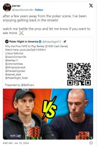 【EV扑克】曾经的扑克直播一哥Jason Somerville销声匿迹好几年,突然上节目了【EV棋牌】-EV棋牌