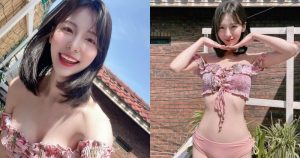 臉蛋清純作風大膽的「雪乳正妹」，平口小可愛露「白皙香肩」和超迷人溝溝！【EV棋牌】-EV棋牌