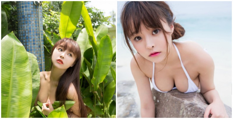 「巨乳正妹」戶外洗澡只能拿葉子遮！超完美爆乳配上純白比基尼94養眼！【EV棋牌】-EV棋牌