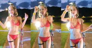 戀愛了!超甜美「啾啾小公主」S2O比基尼解放美體,水槍掃射「濕身熱舞」畫面好養眼!【EV棋牌】-EV棋牌