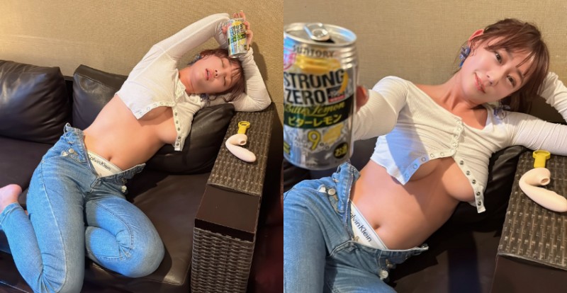 一張照片細節滿滿！無罩女王《まっかmacca》無防備醉倒引起熱議【EV棋牌】-EV棋牌