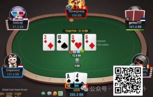 【EV扑克】牌局分析:亦value亦bluff【EV棋牌】-EV棋牌